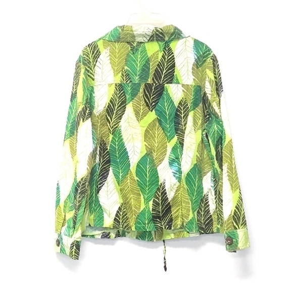 BEREK women's jacket Plus size lightweight green Size: 1XL - Picture 2 of 5